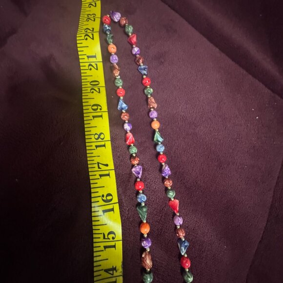 ColorBurst Handmade Bead Necklace - Picture 2 of 2
